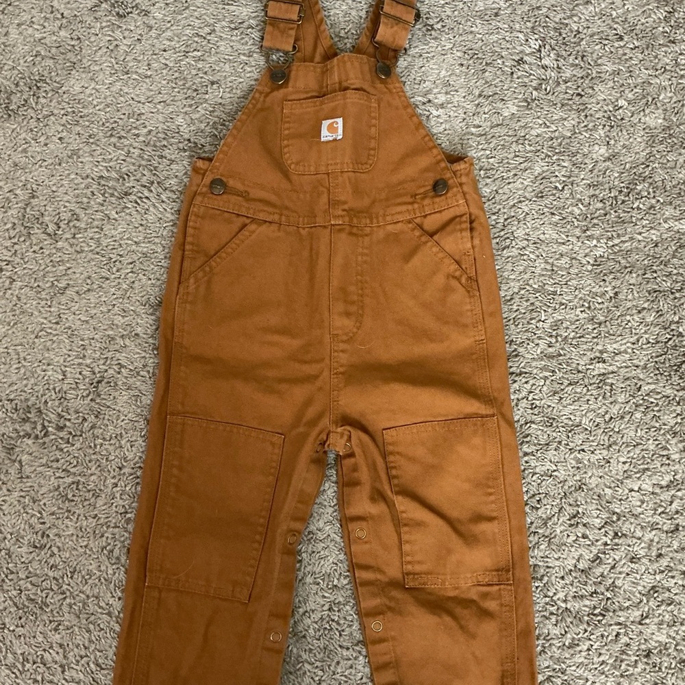Carhartt Kids Tan Overalls